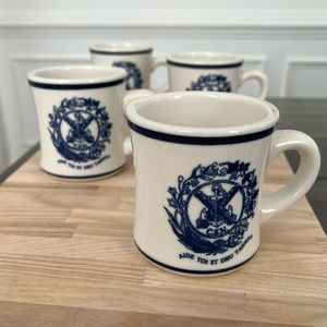 US CSN Coffee Mugs Set #7 The Navy Blue Collection by D&D Charleston S. Carolina